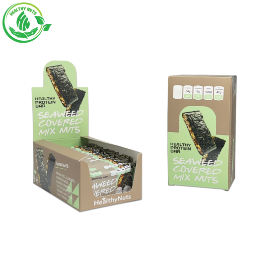 RONG BIỂN KẸP HẠT (SEAWEED COVERED MIX NUTS BAR)